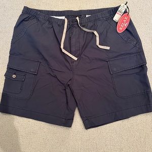 Men's Tommy Bahama Navy Blue Cargo Shorts with Tags